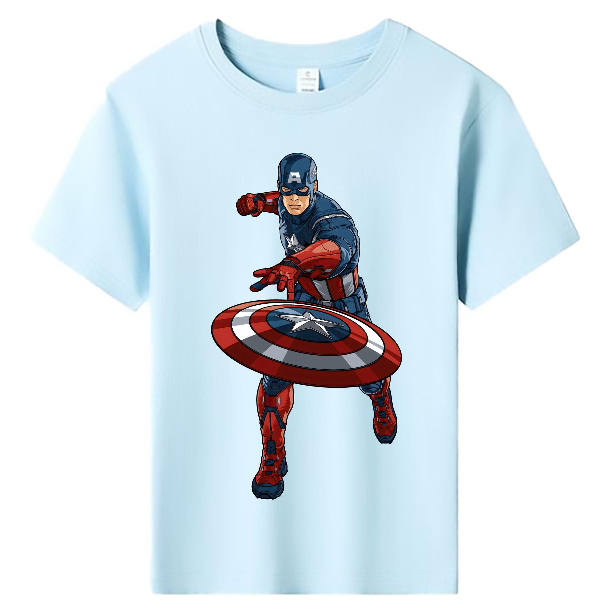 （画像用） アベンジャーズ The Avengers 綿100％キッズTシャツ（フロントプリント）